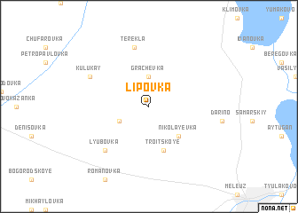 map of Lipovka