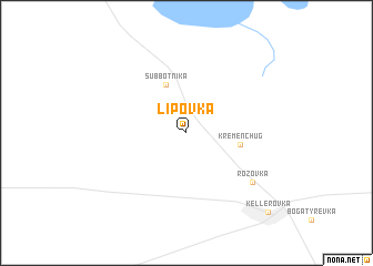 map of Lipovka