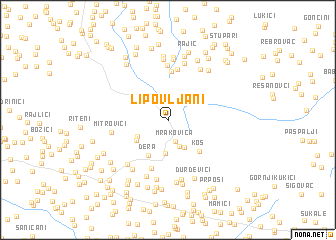 map of (( Lipovljani ))