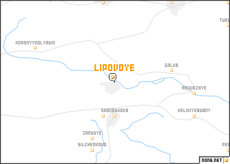 map of Lipovoye