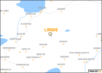map of Lipovo