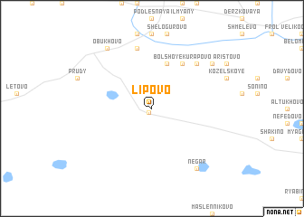 map of Lipovo