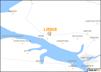 map of Lipovo