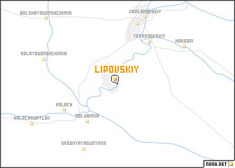 map of Lipovskiy
