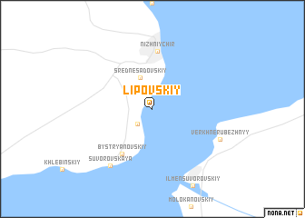 map of Lipovskiy