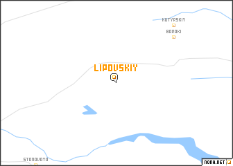 map of Lipovskiy