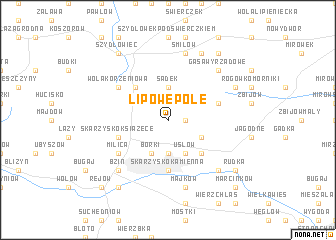 map of Lipowe Pole