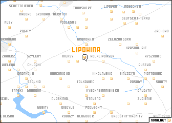 map of Lipowina