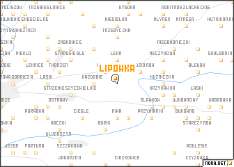 map of Lipówka