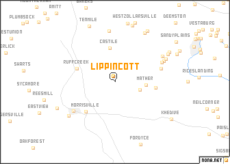 map of Lippincott