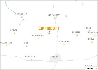 map of Lippincott