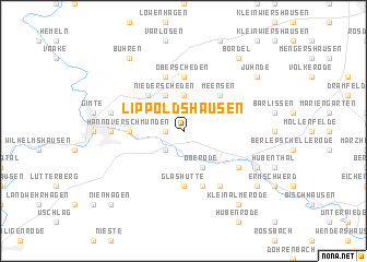 map of Lippoldshausen