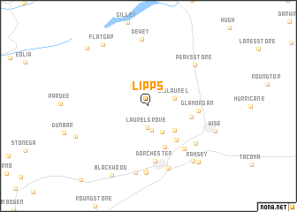 map of Lipps