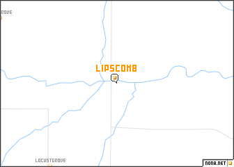 map of Lipscomb