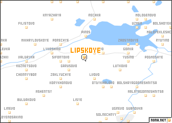 map of Lipskoye