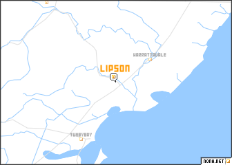 map of Lipson