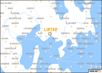 map of Lipter