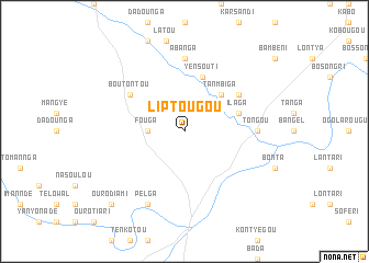 map of Liptougou