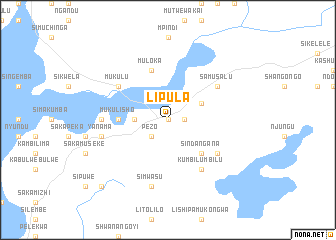 map of Lipula