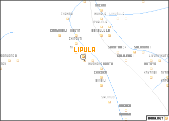 map of Lipula