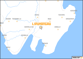 map of Lipumangau