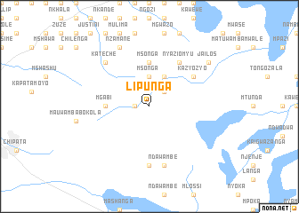 map of Lipunga