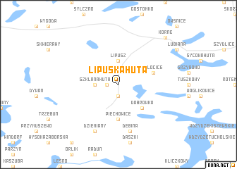 map of Lipuska Huta