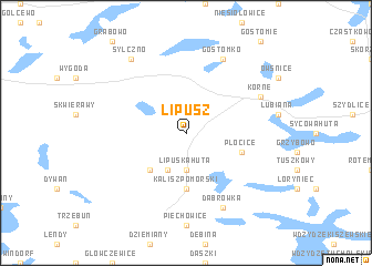 map of Lipusz