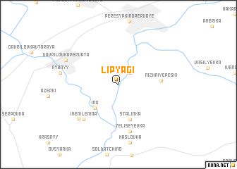 map of Lipyagi