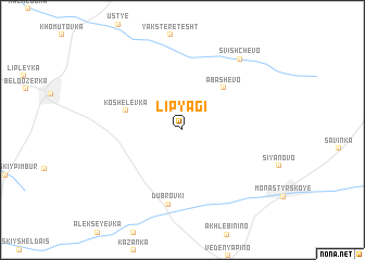 map of Lipyagi