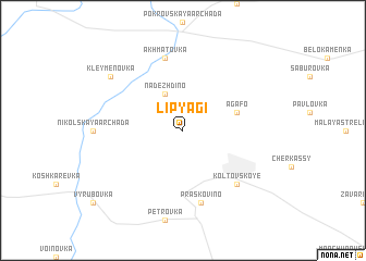 map of Lipyagi