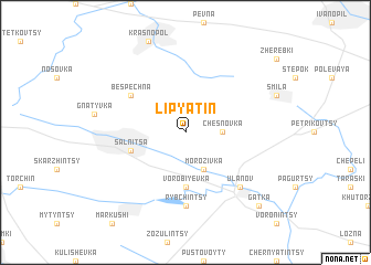 map of Lipyatin