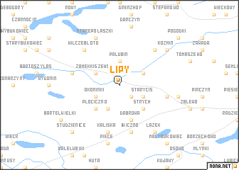 map of Lipy