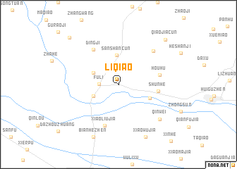 map of Liqiao