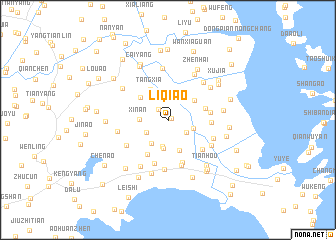 map of Liqiao