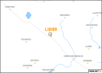 map of Liqiba