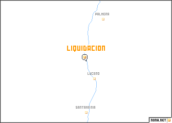 map of Liquidación