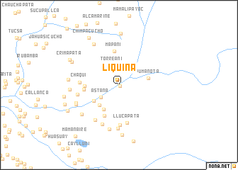 map of Liquina