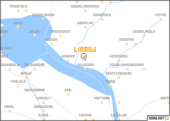 map of Liradj