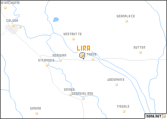 map of Lira