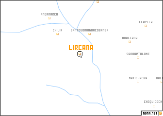 map of Lircana