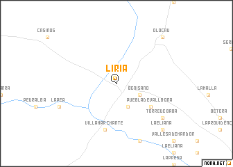 map of Liria