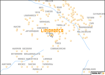 map of Liriomarca