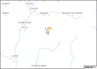 map of Liri
