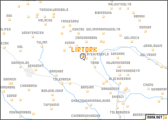 map of Līr Tork