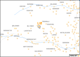 map of Līr