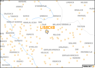 map of Lisacka