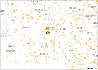 map of Lisac