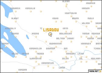 map of Lisadou