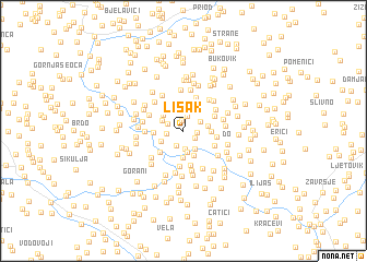 map of Lisak